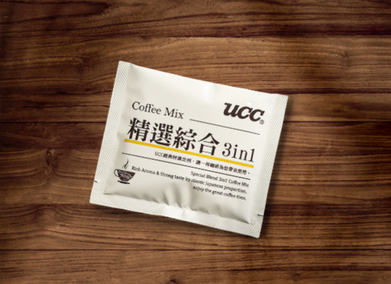UCC精選綜合三合一咖啡包 13G